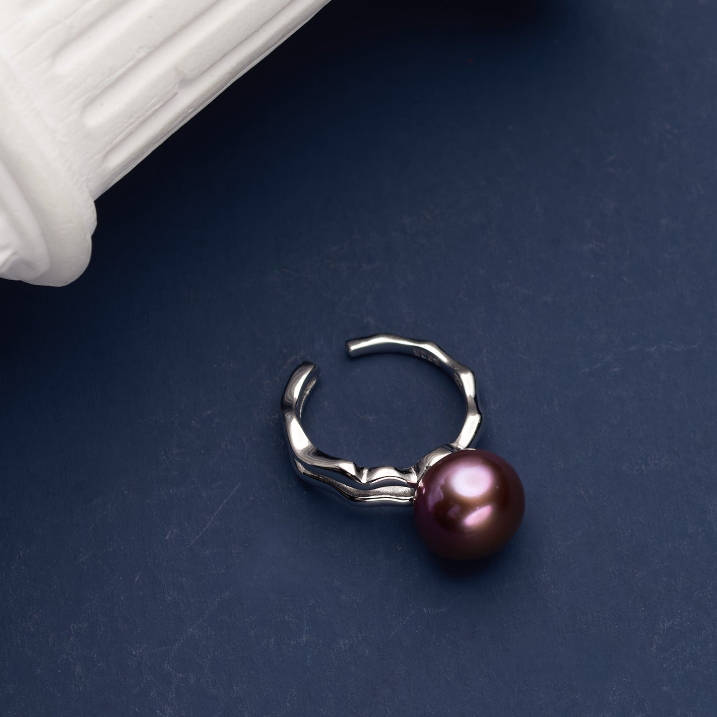 J407005 - Kisspearl Jewelry 11-12mm Near Round Edison Pearl Ring