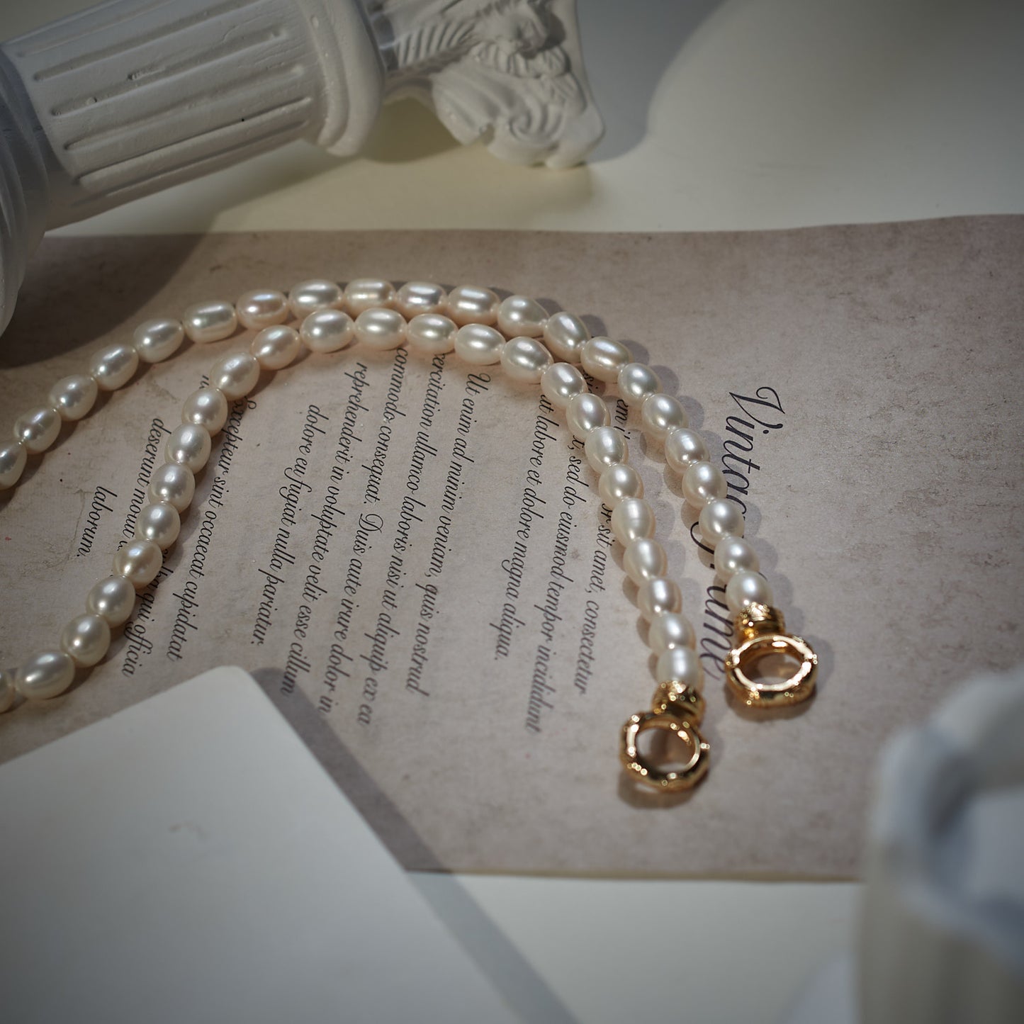 Rice Pearl Necklace