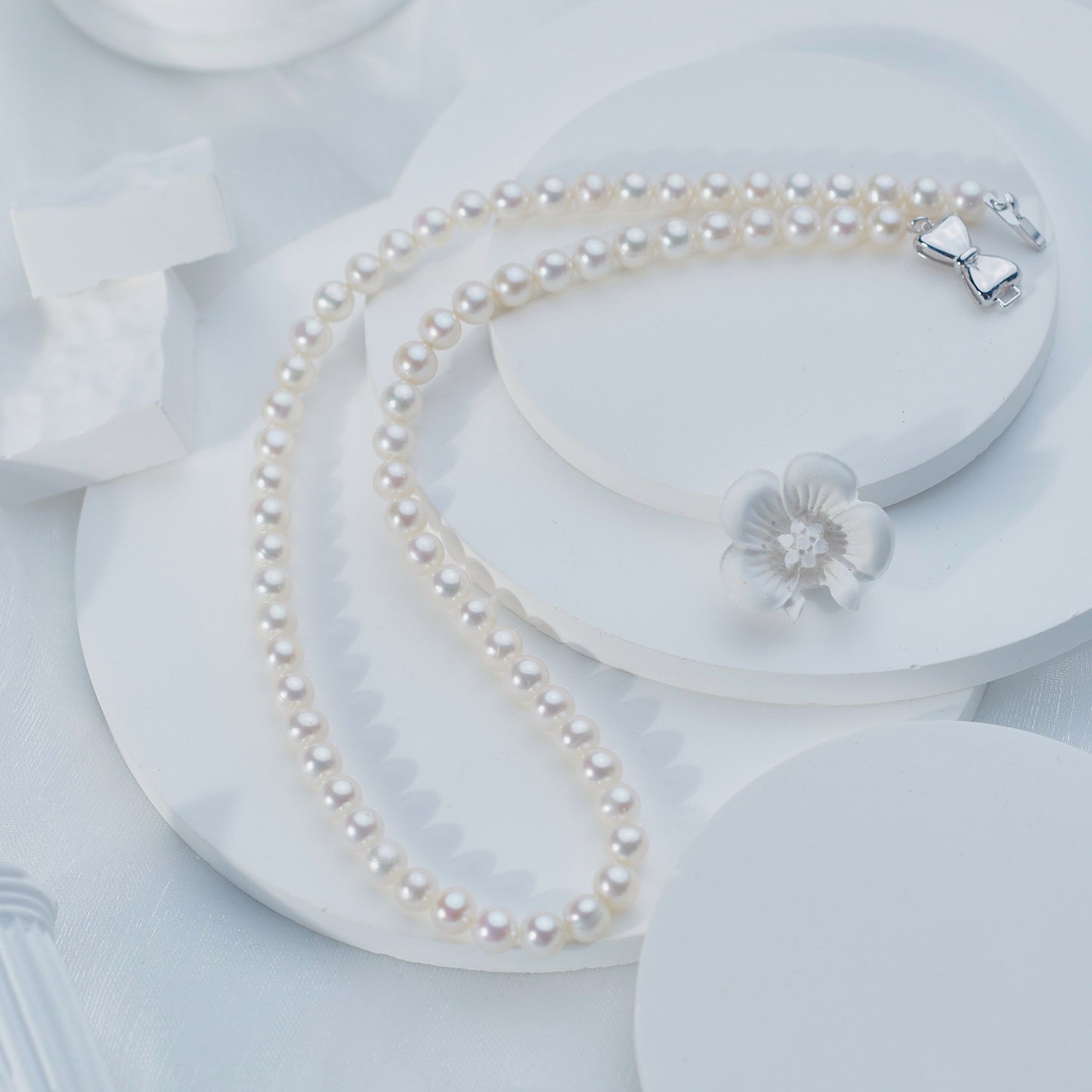 L404002 - Kisspearl Jewelry 6-7mm Near Round Pearl Necklace
