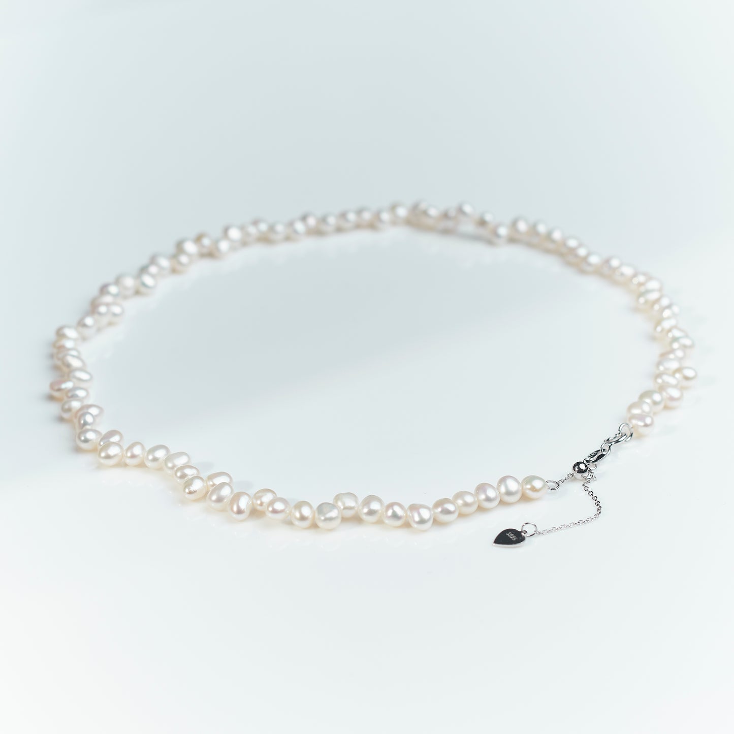 L310011 - Kisspearl Jewelry 4-5mm Baroque Side Hole Pearl Necklace