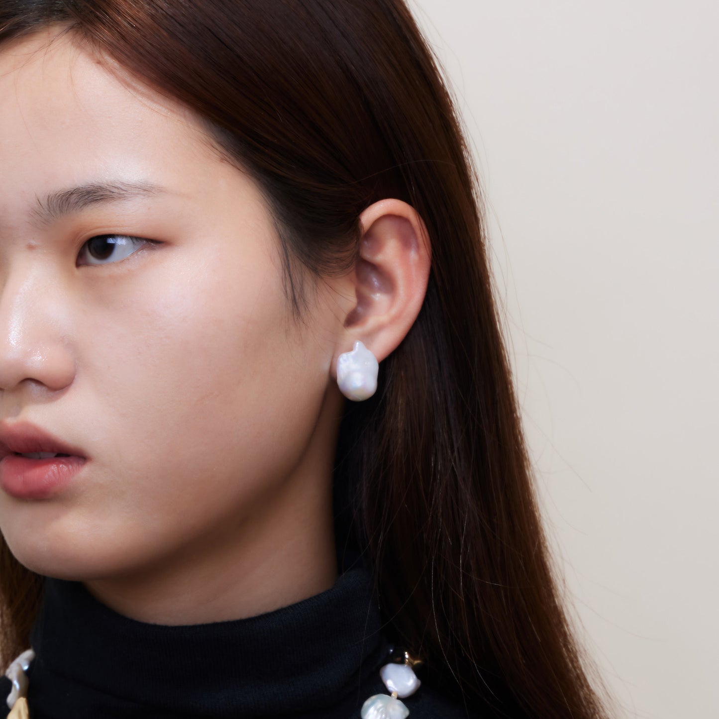 Fireball Pearl Earrings
