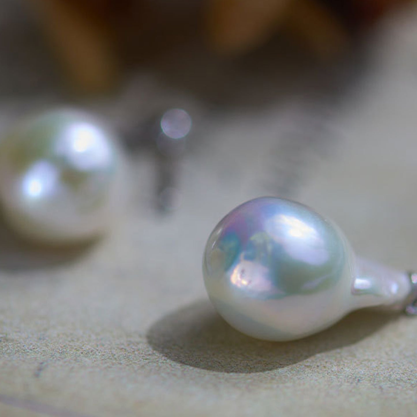 Fireball Pearl Earrings