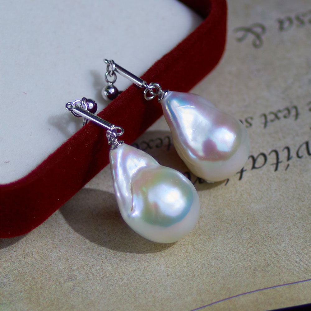 Fireball Pearl Earrings