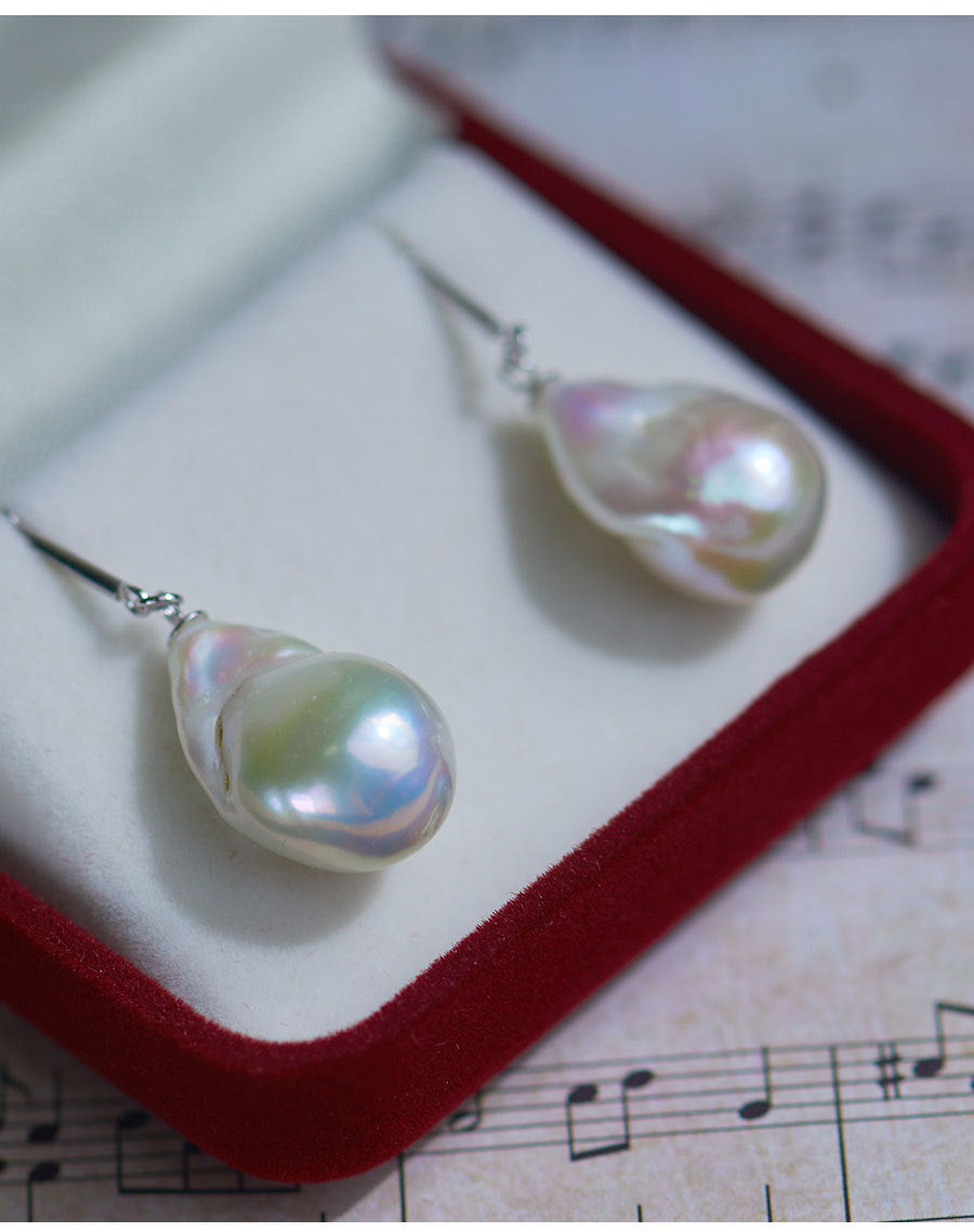 Fireball Pearl Earrings