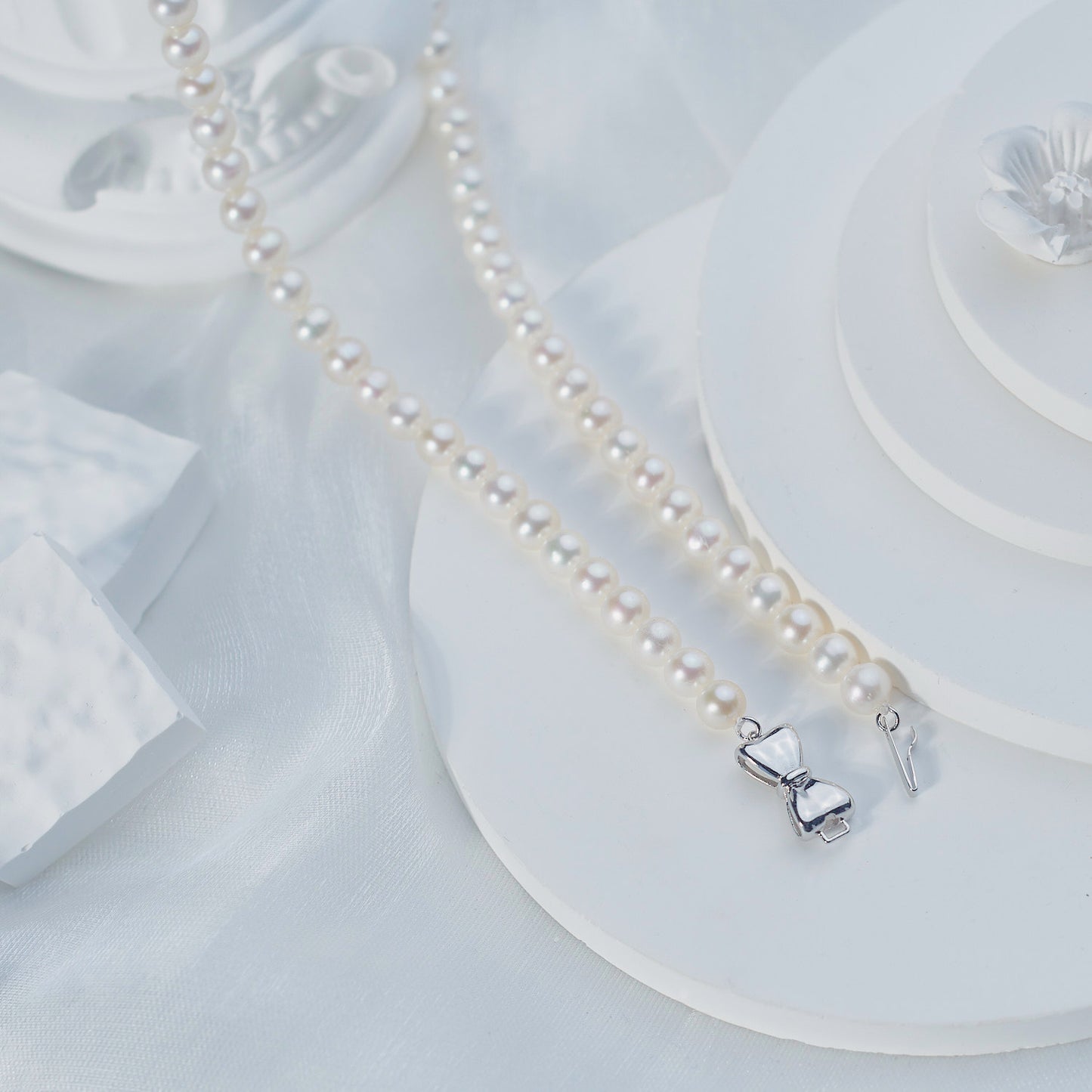L404002 - Kisspearl Jewelry 6-7mm Near Round Pearl Necklace