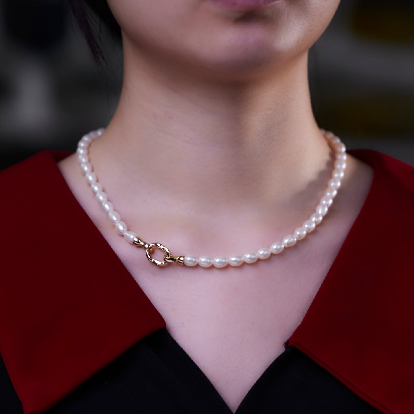 Rice Pearl Necklace