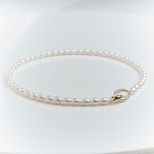 Rice Pearl Necklace