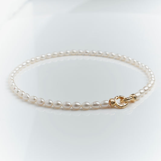 Rice Pearl Necklace