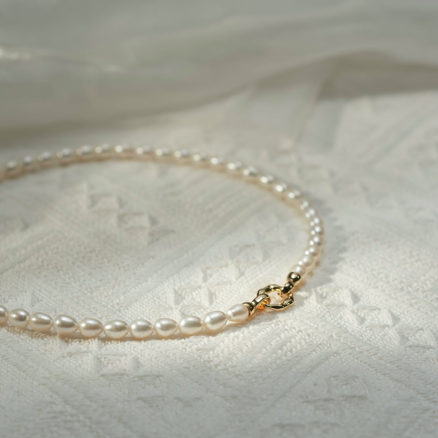 Rice Pearl Necklace