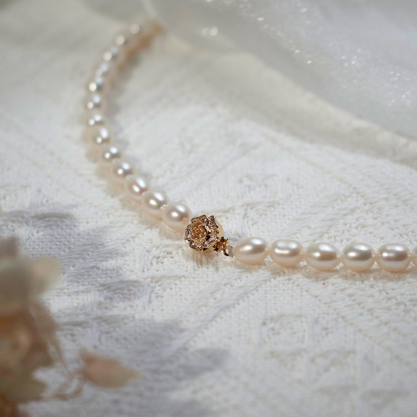 Rice Pearl Necklace