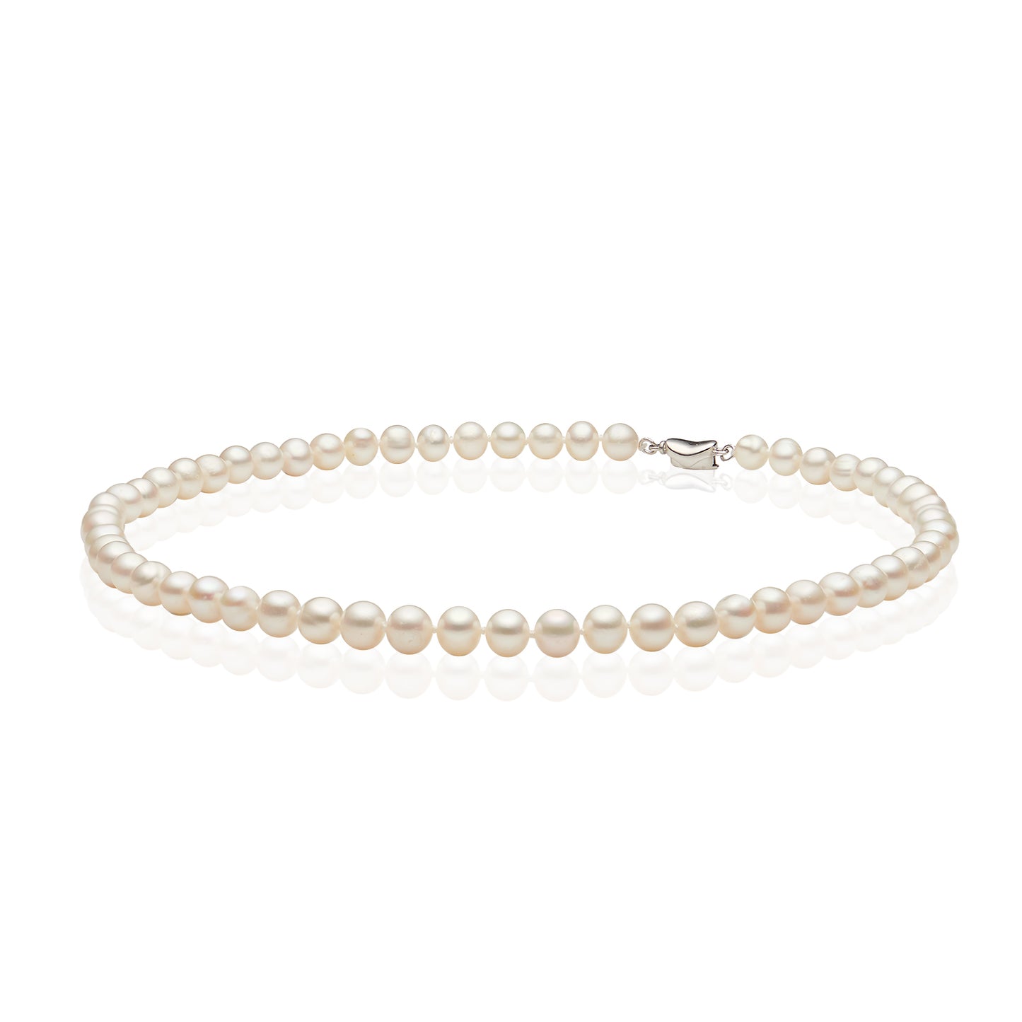 L404004 - Kisspearl Jewelry 7-8mm Near Round Pearl Necklace