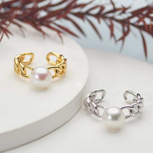 Freshwater Akoya Pearl Rings