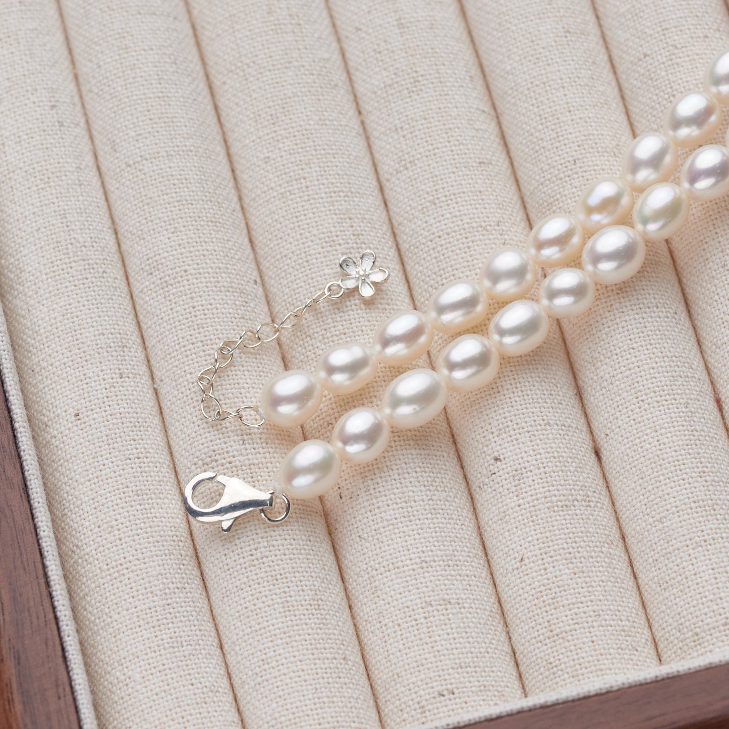 L406001 - Kisspearl Jewelry 6-7mm Rice Pearl Necklace