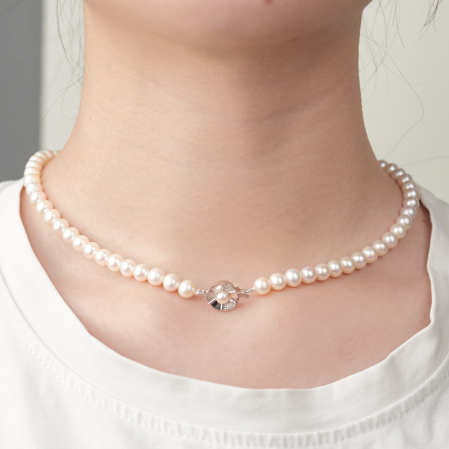 L406003 - Kisspearl Jewelry 6-7mm Freshwater Pearl Necklace