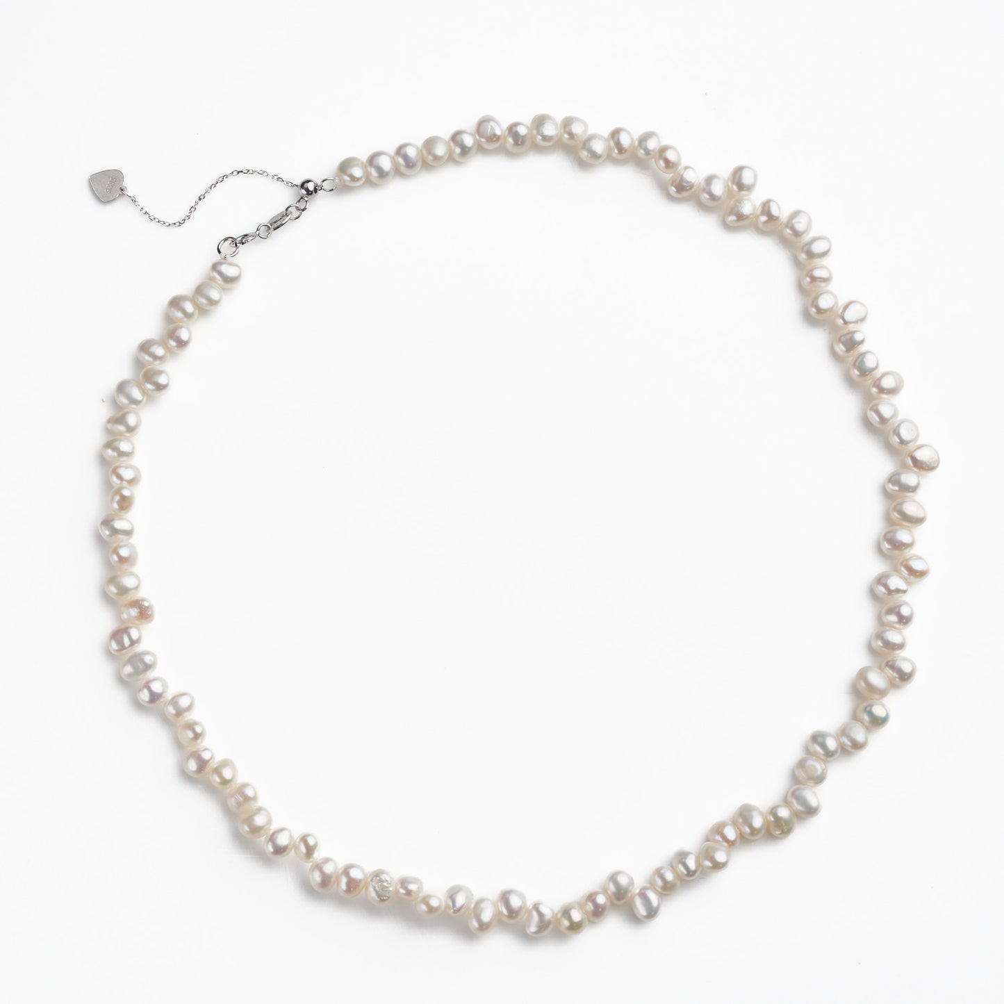 L310011 - Kisspearl Jewelry 4-5mm Baroque Side Hole Pearl Necklace