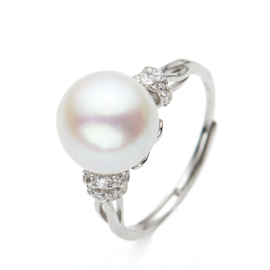 J410001 - Kisspearl Jewelry 10-11mm Near Round Edison Pearl Ring