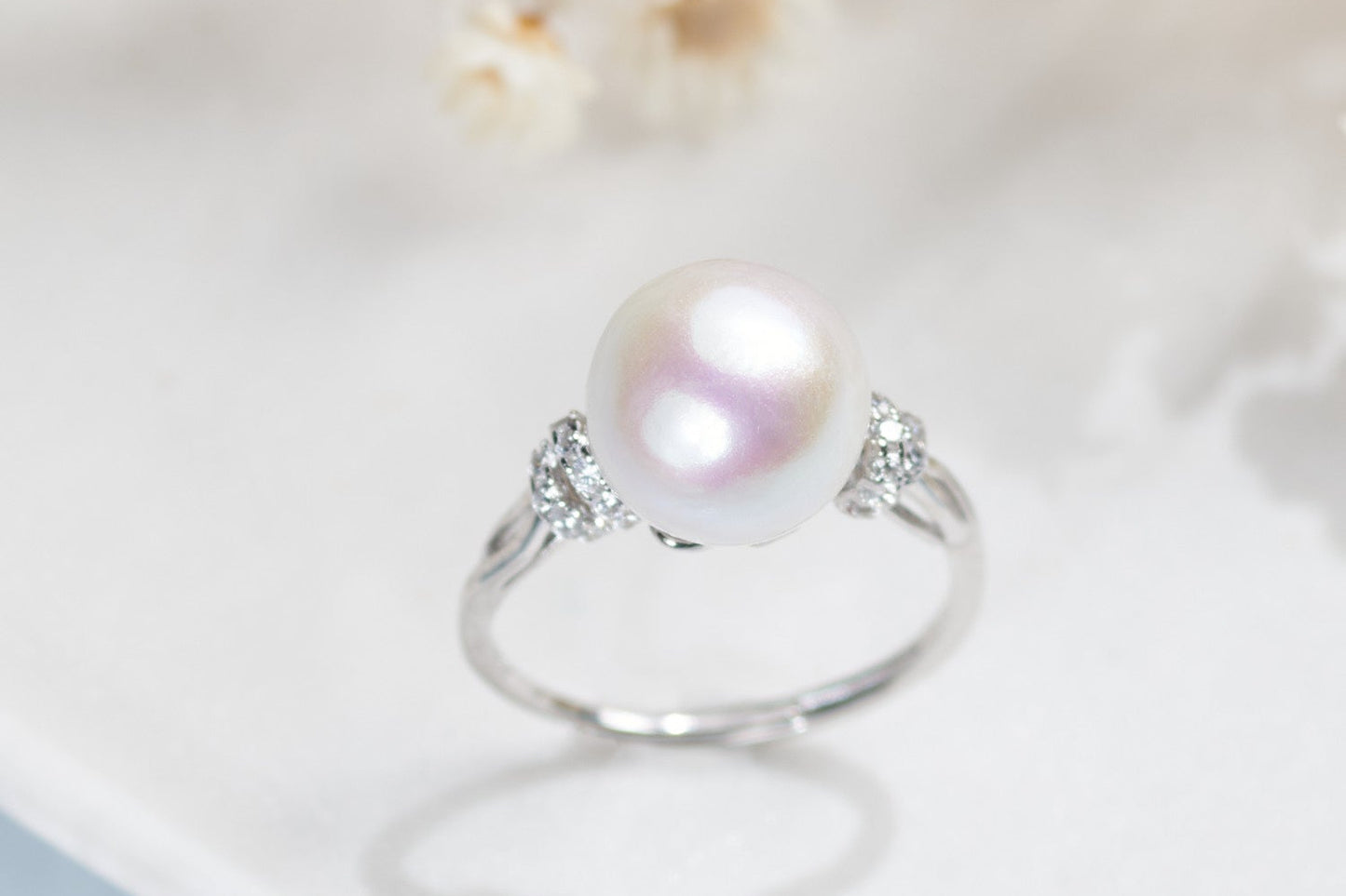 J410001 - Kisspearl Jewelry 10-11mm Near Round Edison Pearl Ring